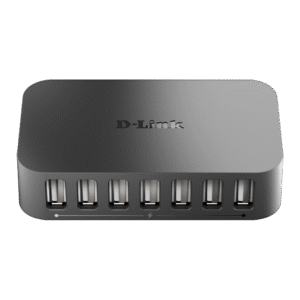 7-PORT USB 2.0 HUB D-LINK 1 BC 1.2 FAST CHARGING PORT - EU POWER ADAPTER