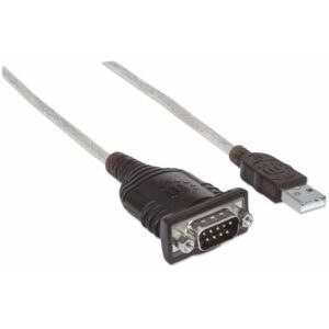 ADAPT USB-A 2.0 (M) PARA SERIE DB9/FTDI FT232RL (M) MANHATTAN - Image 1