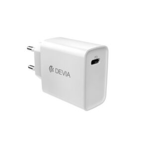 ADAPTADOR DE CORRENTE USB-C 20W + EARPHONES LIGHTNING DEVIA - Image 1