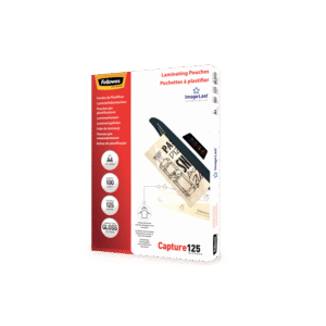 BOLSAS PLASTIFIC.FELLOWES 125MIC A4/100 - Image 1