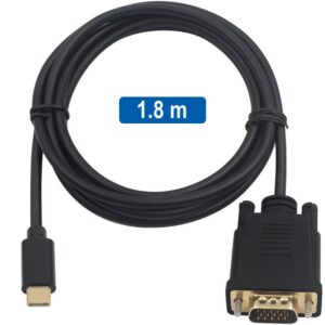 CABO CONVERSOR EWENT USB-C PARA VGA 1.8MT - Image 2