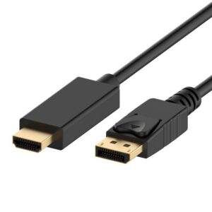 CABO DISPLAYPORT 1M (M) PARA HDMI (M) GOLD-PLATED EWENT - Image 1