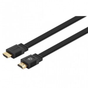 CABO HDMI 2MT (M/M) Plano 4K@60Hz PRETO MANHATTAN - Image 1