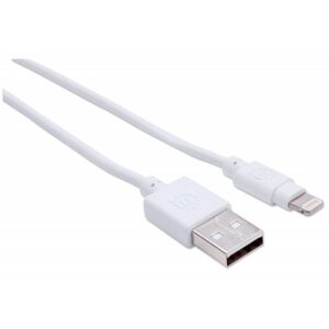 CABO ILYNK USB-A 0.5MT (M) PARA LIGHTNING (M) BRANCO MANHATTAN