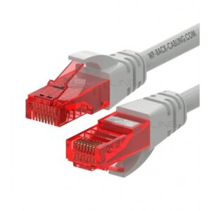 CABO REDE CAT6 3M U-UTP WP RACK AWG 26/7 CINZA