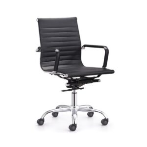 CADEIRA PU MEDIUM EXEC 2NIVEIS BK