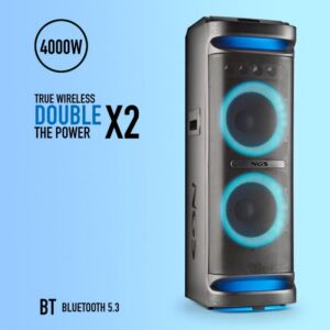 COLUNA NGS BLUETOOTH 4000W WILDSPACE3 PRETA - Image 3