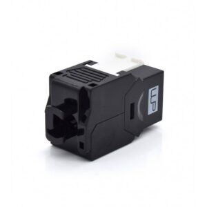 CONECTOR KEYSTONE WP RACK CAT6A UTP 180º PRETO