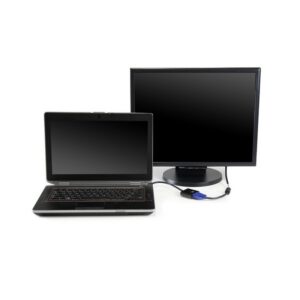 CONVERSOR EWENT HDMI TO VGA C/ AUDIO 0,15M - Image 1