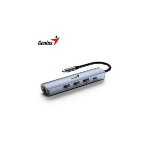 HUB GENIUS UH-545 USB-C(IN) 3X USB-A/ 1X USB-C/ 1X RJ45 - Image 1
