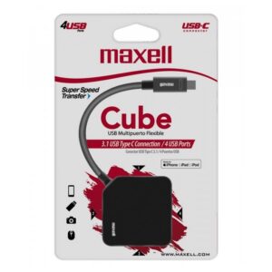HUB MAXELL USB 3.0 USB-C 4-PORT  347646 - Image 1