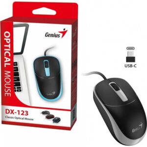 MOUSE GENIUS USB-C DX-123 CINZENTO