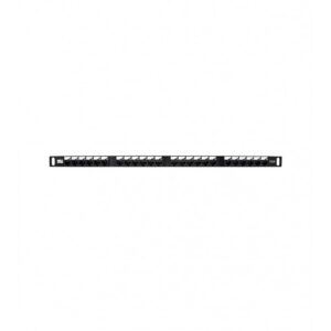 PATCH PANNEL-24 PT WP RACK 0,5U PRETO