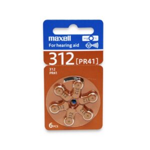 PILHA MOEDA MAXELL PR41WA 312 6UN 1,45V - Image 1