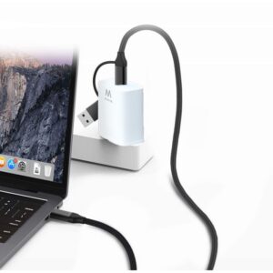 CABO DE CARREGAMENTO EWENT 60W USB-C 2 EM 1 - Image 2
