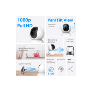 CAM WIRELESS TP-LINK 1080P FHD 360° HORIZONTAL, 114° VERTICAL 2UN - Image 1